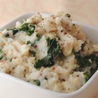 Mashed Potatoes with Kale and Quinoa