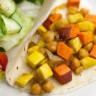 Agave-Green Chile Roasted Veggie Tacos