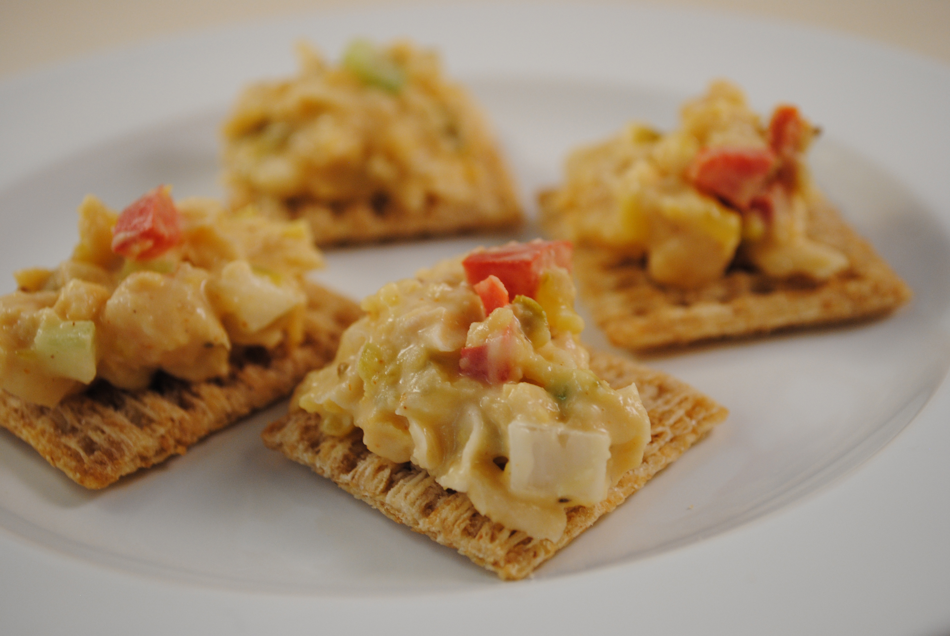 Tuno Salad and crackers