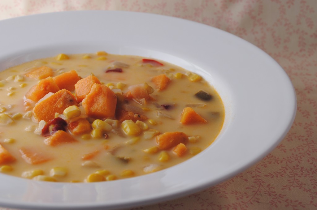 Vegan Chipotle Sweet Potato Chowder