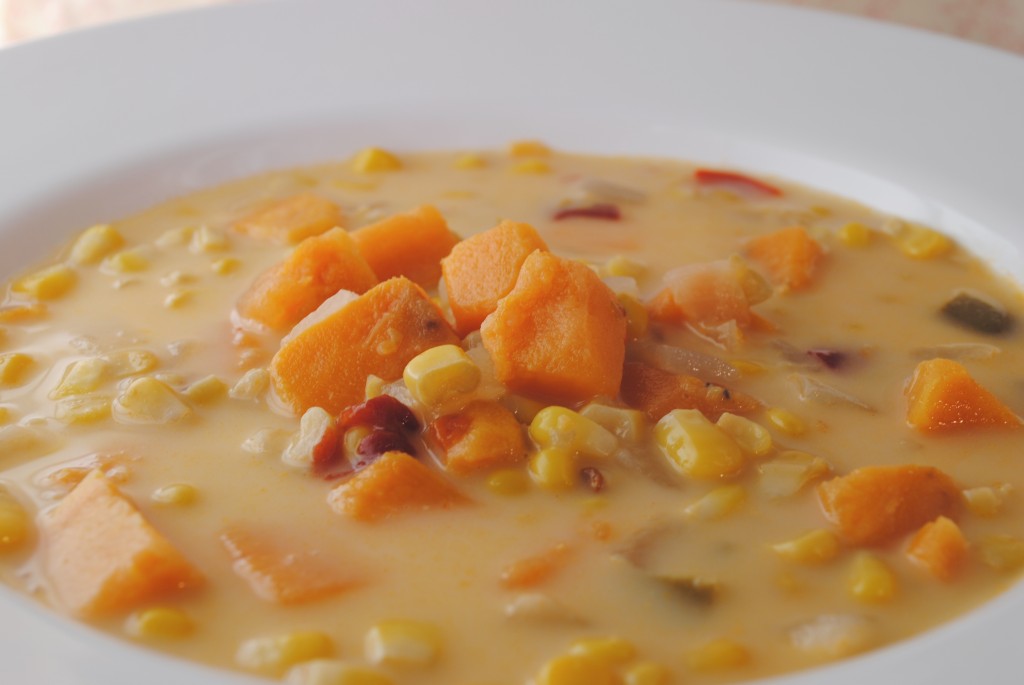 Vegan Chipotle Sweet Potato Chowder