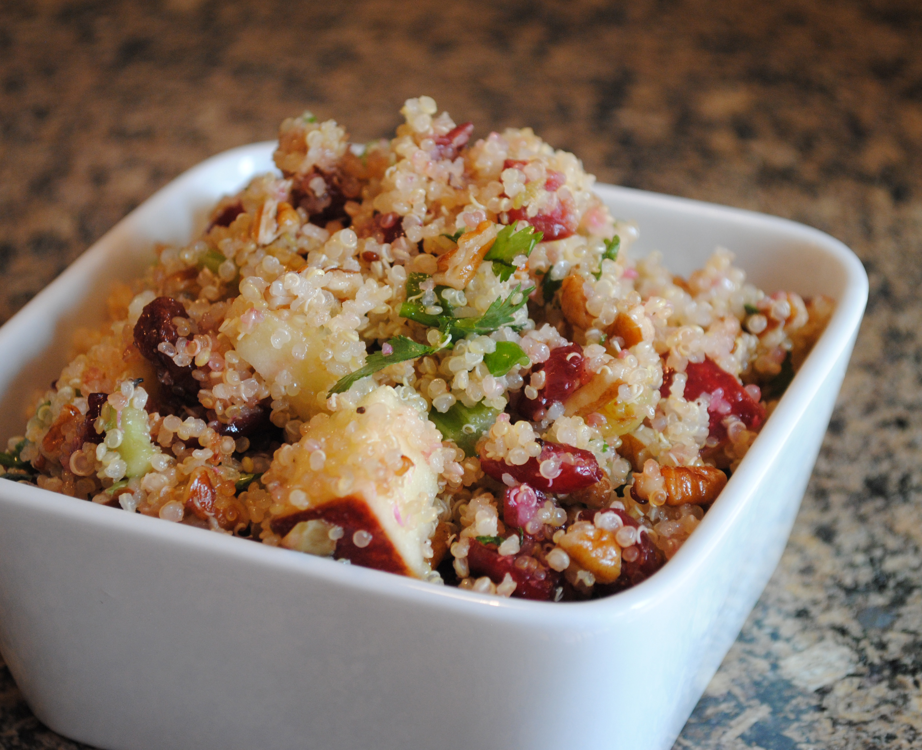 Vegan Fruity Quinoa Salad with Pecans Vegan Fruity Quinoa Salad with Pecans