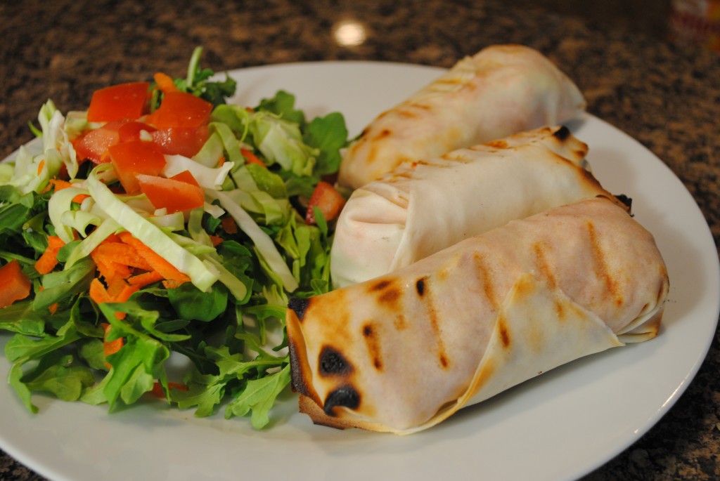 Vegan Tofu Buffalo Spring Rolls