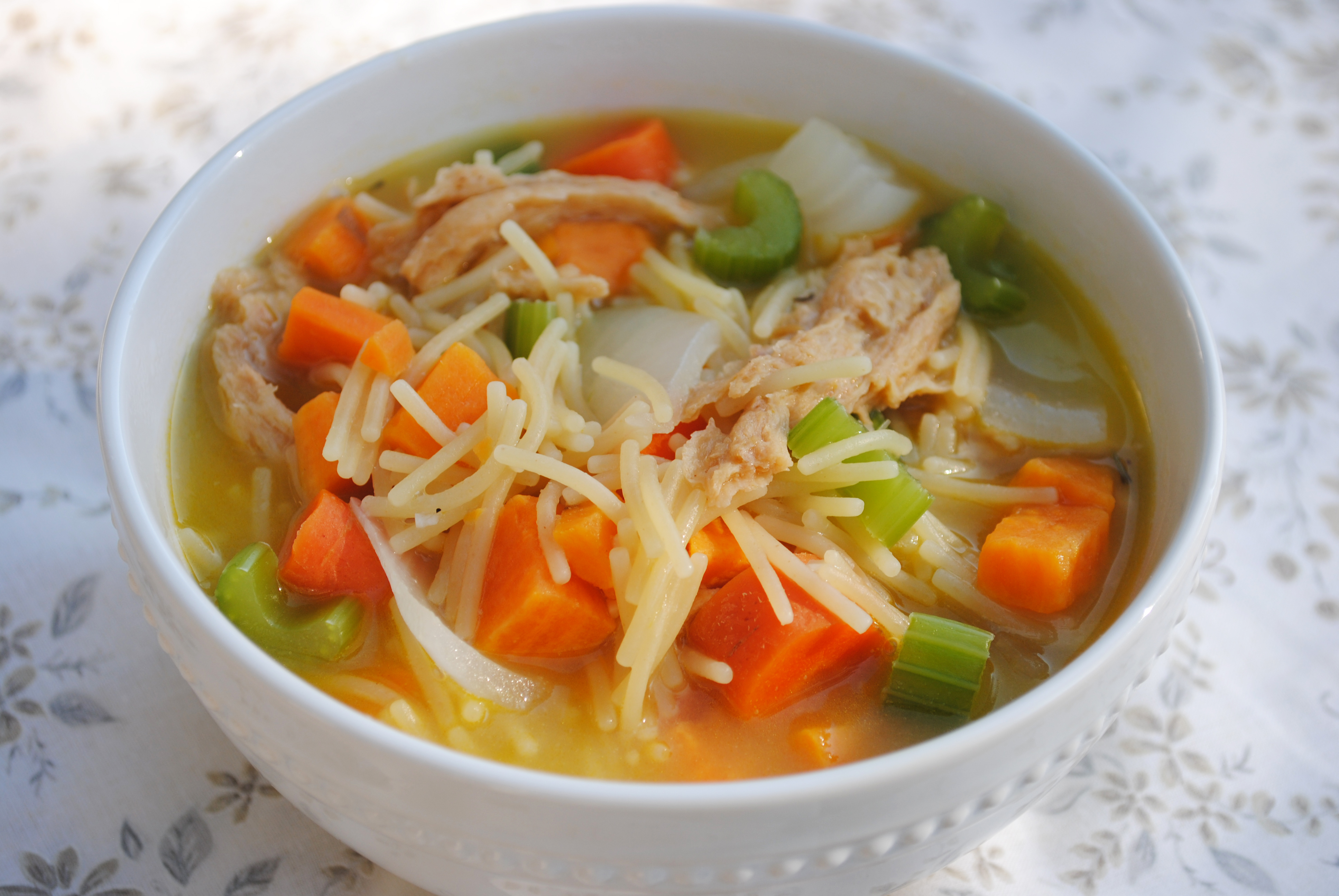 Vegan Chicken Noodle Soup