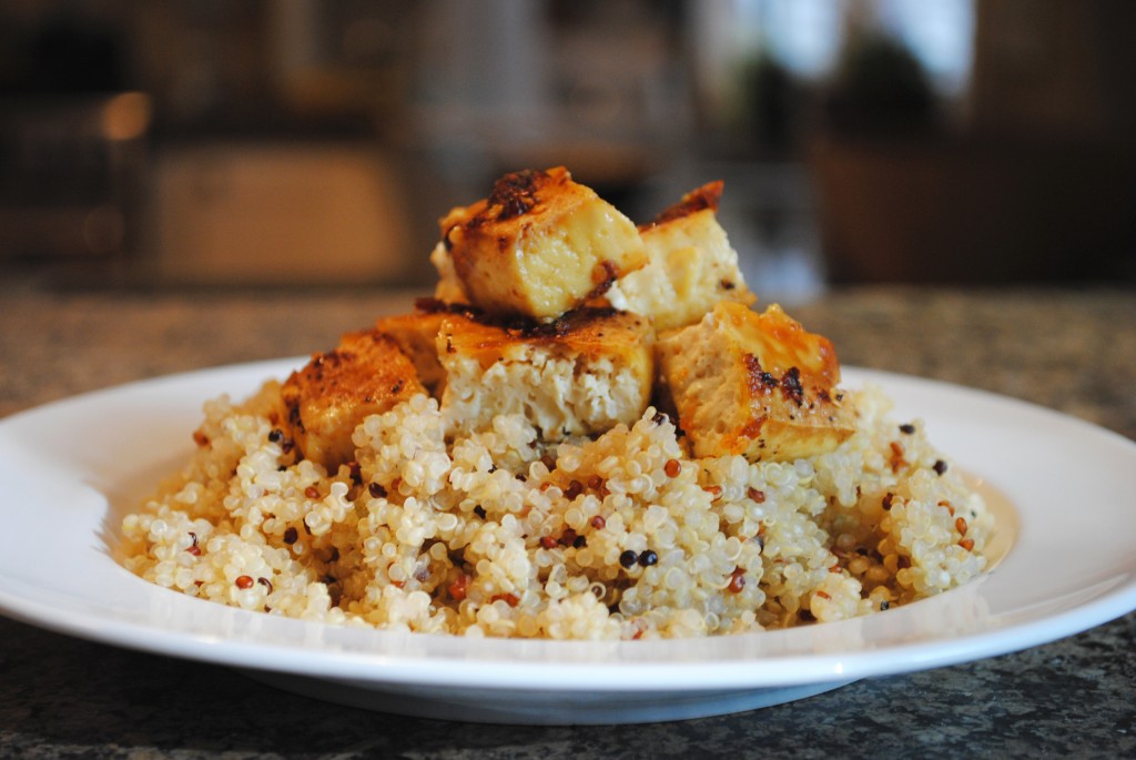 Vegan Garlicky Pepper Tofu