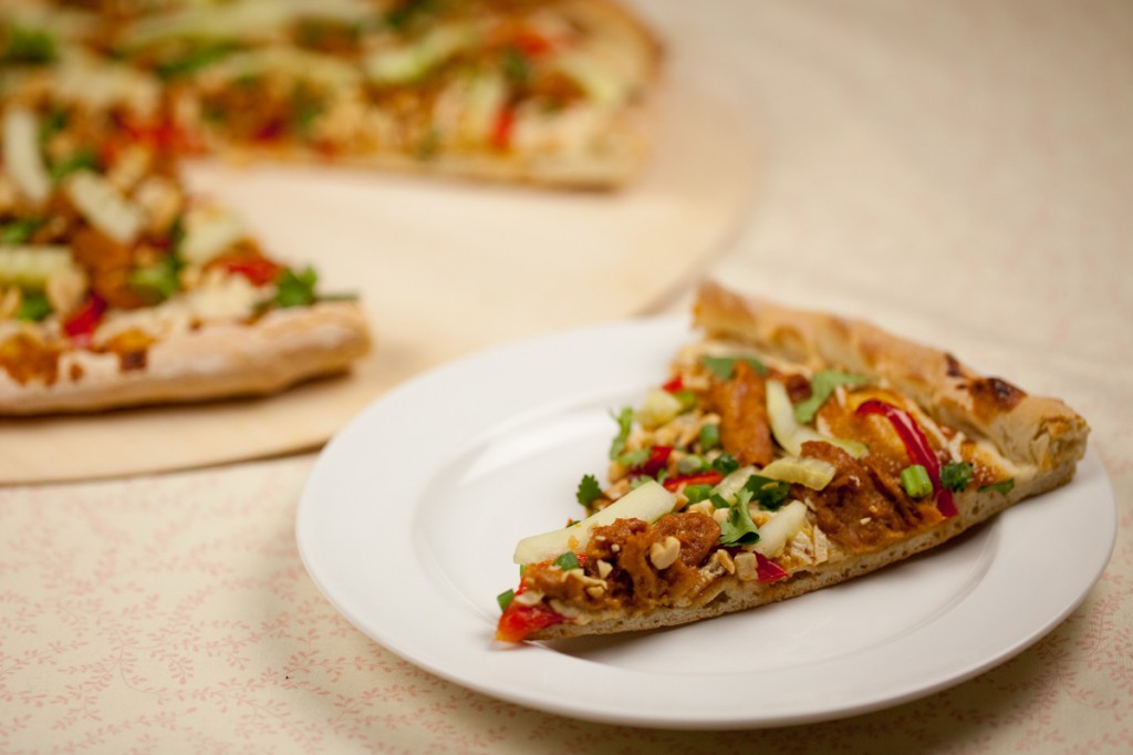 Vegan Thai Chicken Pizza