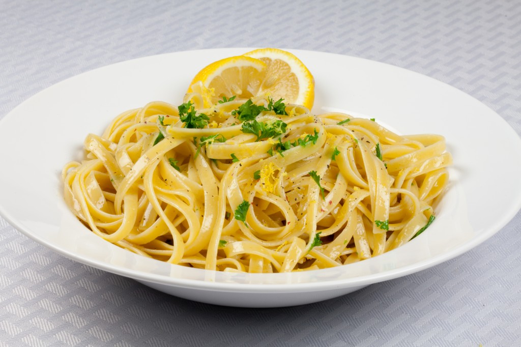 Lemon-Butter Noodles with Parsley and Pine Nuts from That Was Vegan? #vegan