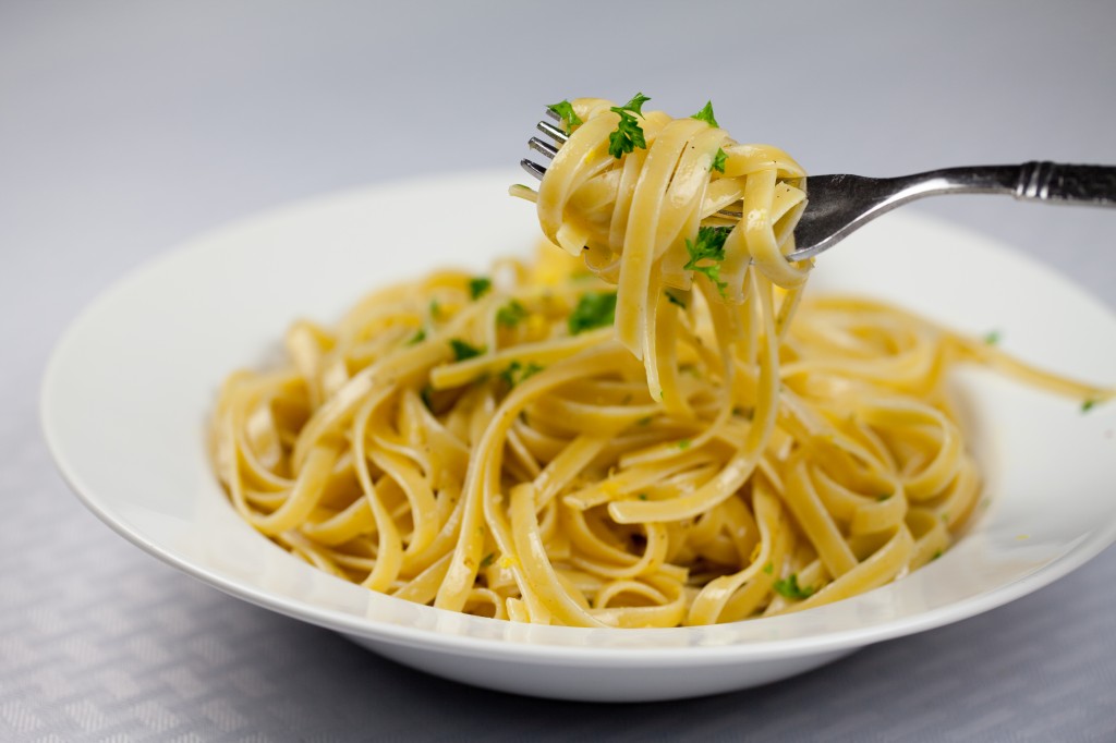 Lemon-Butter Noodles with Parsley and Pine Nuts from That Was Vegan? #vegan