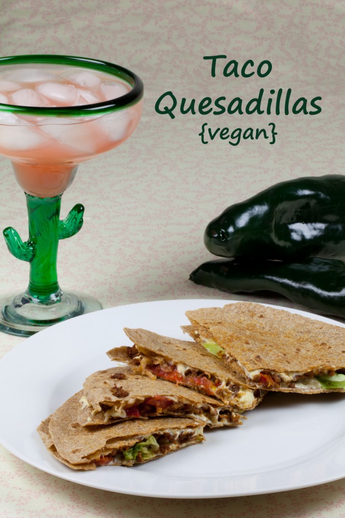 Vegan Taco Quesadillas