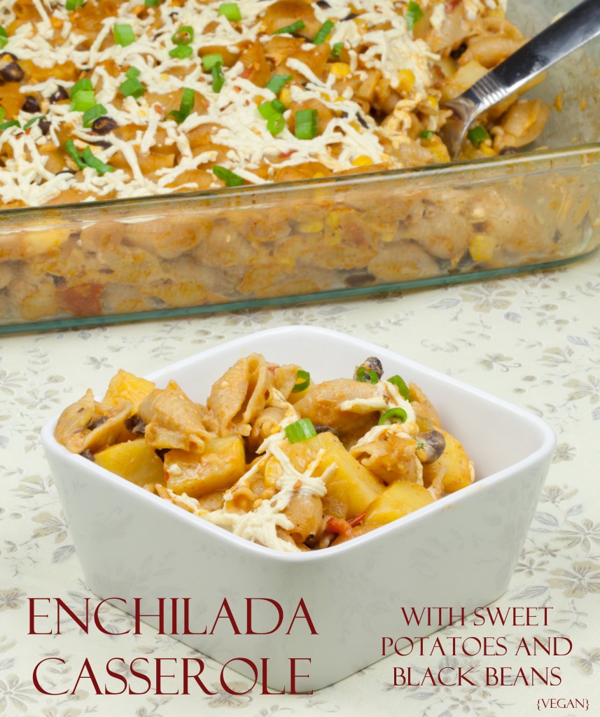 Vegan Enchilada Pasta Casserole