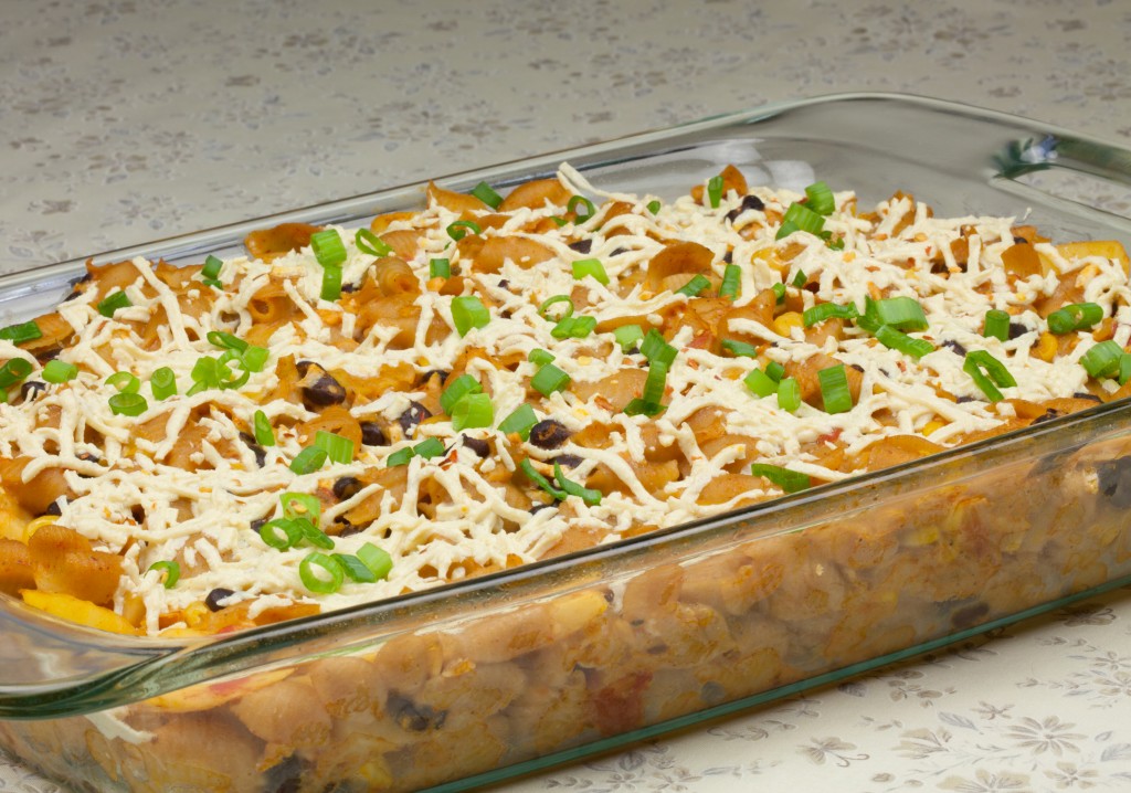 Vegan Enchilada Pasta Casserole