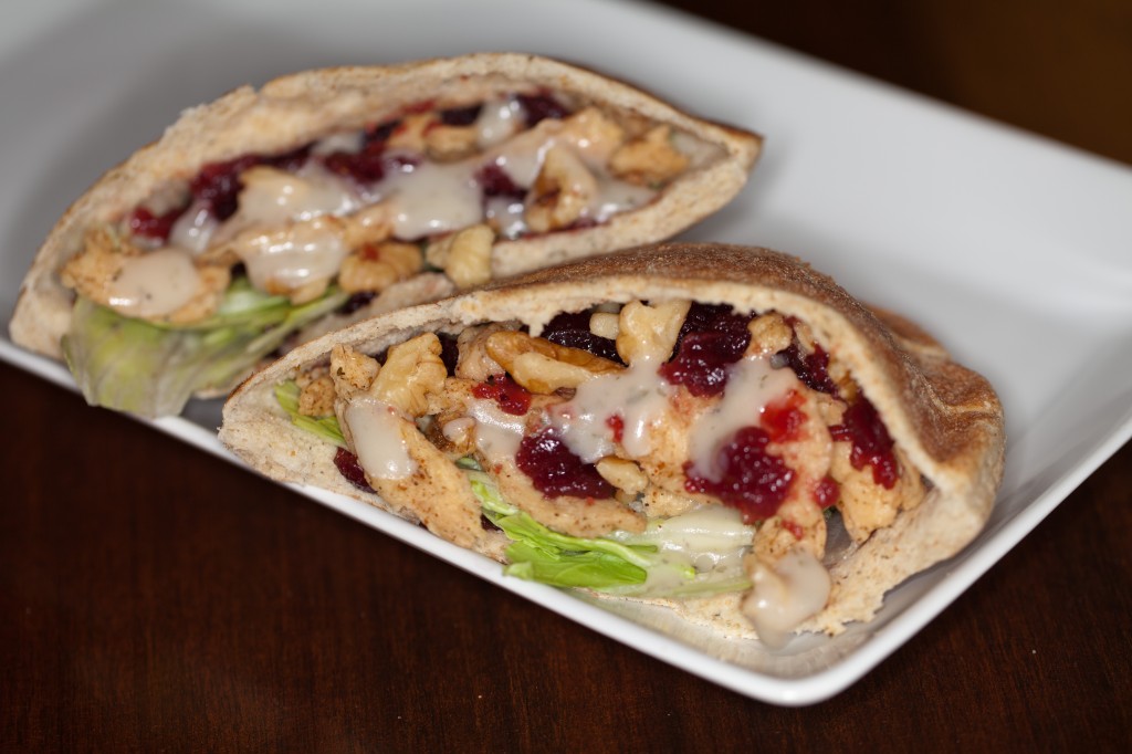 Vegan Crunchy Cranberry Chick'n Sandwiches