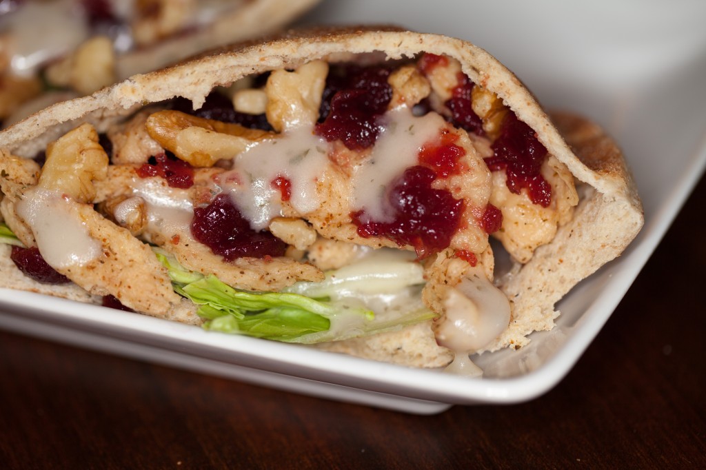 Vegan Crunchy Cranberry Chick'n Sandwiches