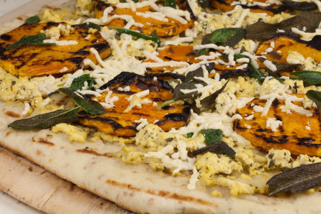 Vegan Butternut Squash and Crispy Sage Pizza