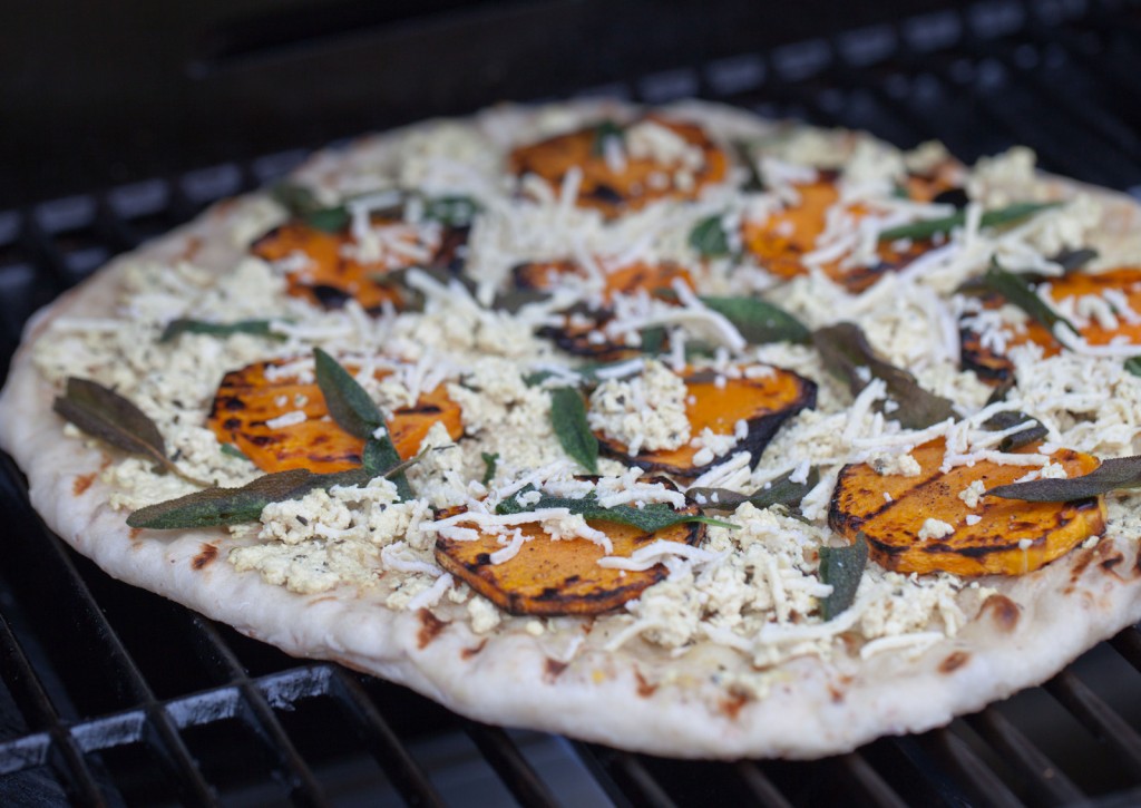 Vegan Butternut Squash and Crispy Sage Pizza