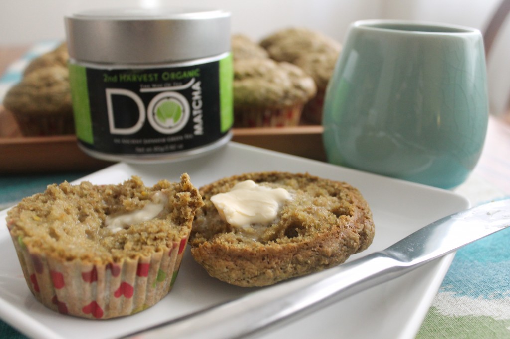 Guest Blogger: Meyer Lemon Matcha Muffins