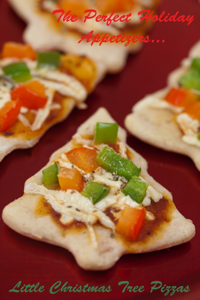 Little Christmas Tree Pizzas