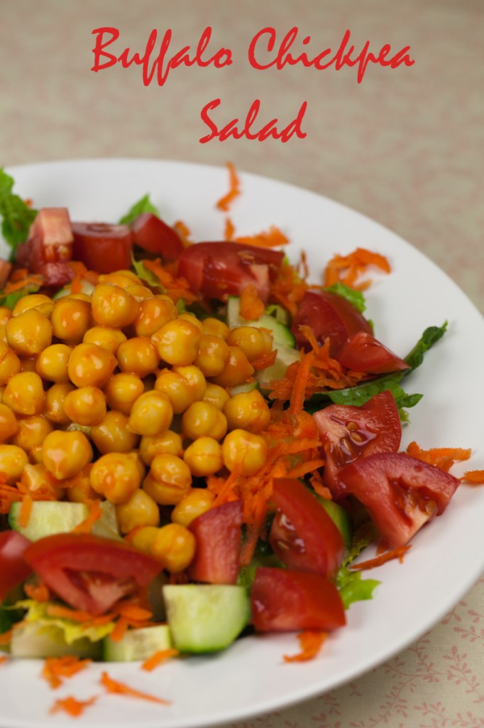 Vegan Buffalo Chickpea Salad