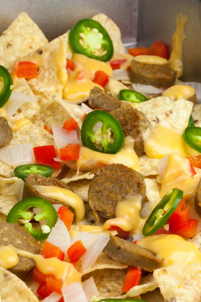 Vegan Daiya Beer Cheese Nachos