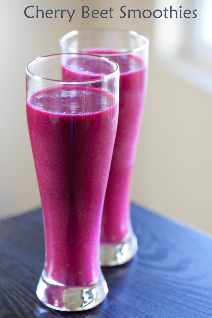 Vegan Cherry Beet Smoothies | www.thatwasvegan.com