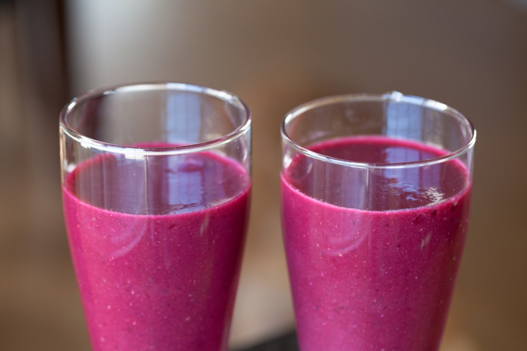 Vegan Cherry Beet Smoothies | www.thatwasvegan.com