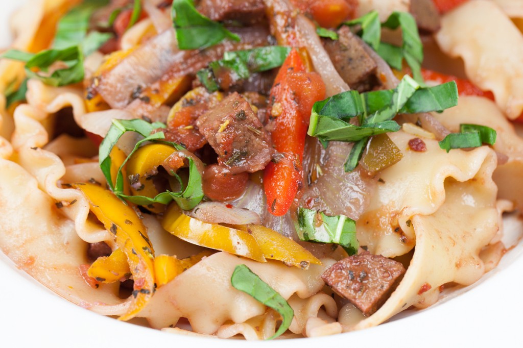 Vegan Spicy Drunken Italian Noodles