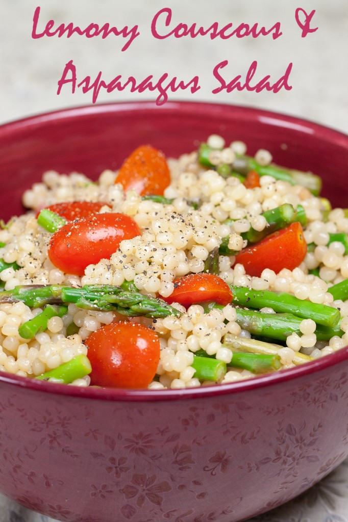 Vegan Lemony Couscous & Asparagus Salad