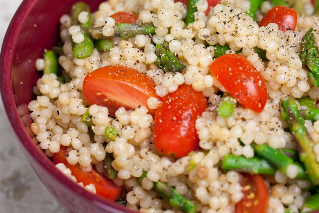 Vegan Lemony Couscous & Asparagus Salad