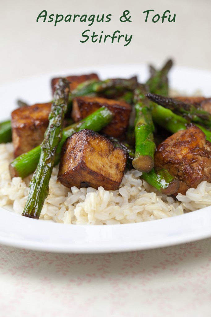 Vegan Asparagus & Tofu Stirfry | www.thatwasvegan.com