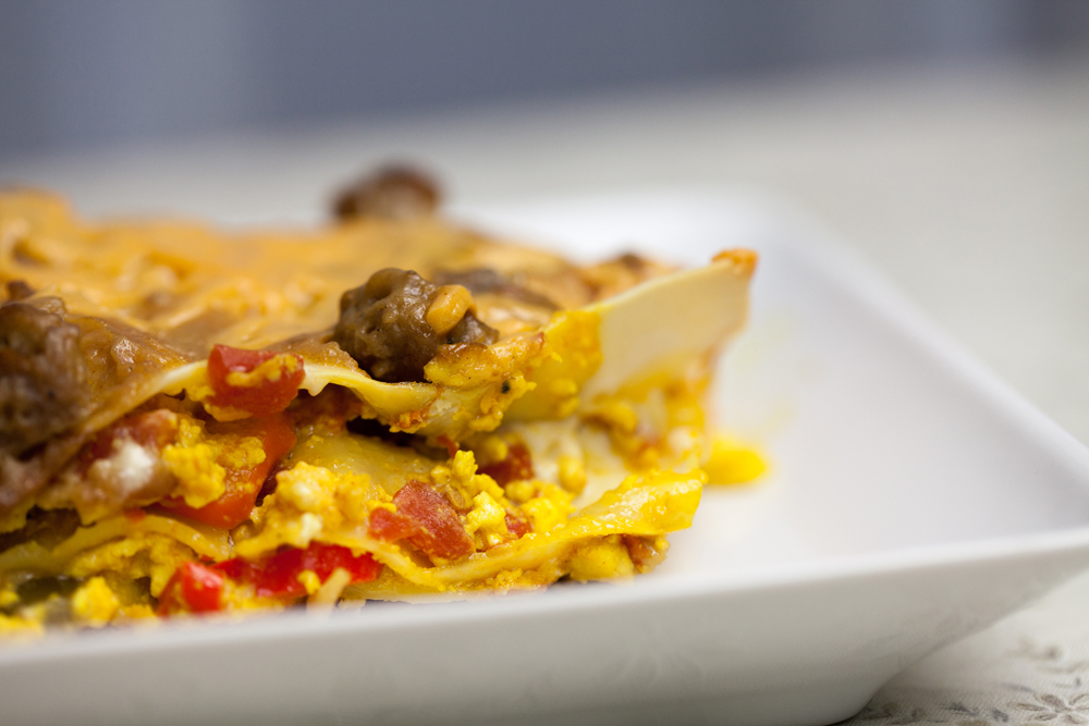 Breakfast Lasagna | www.thatwasvegan.com