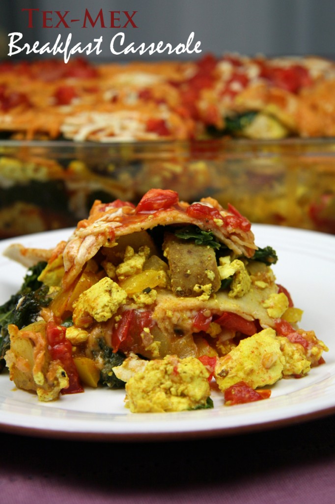 Tex-Mex Breakfast Casserole | www.thatwasvegan.com