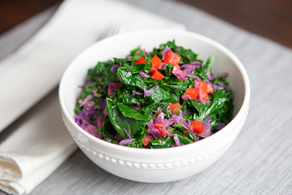 Kale and Cabbage Salad with Coconut Lime Dressing | www.thatwasvegan.com