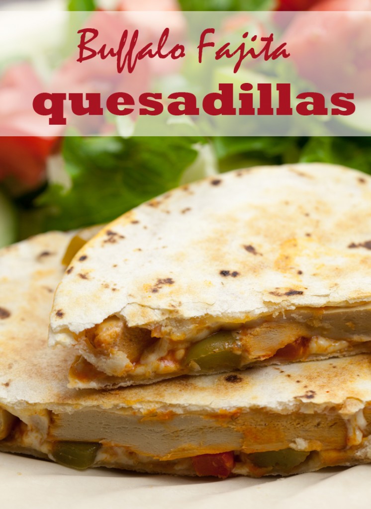 Vegan Buffalo Fajita Quesadillas | www.thatwasvegan.com