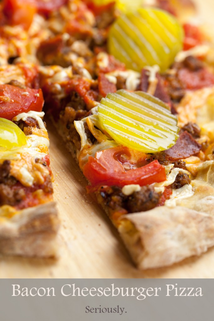 Vegan Bacon Cheeseburger Pizza | www.thatwasvegan.com