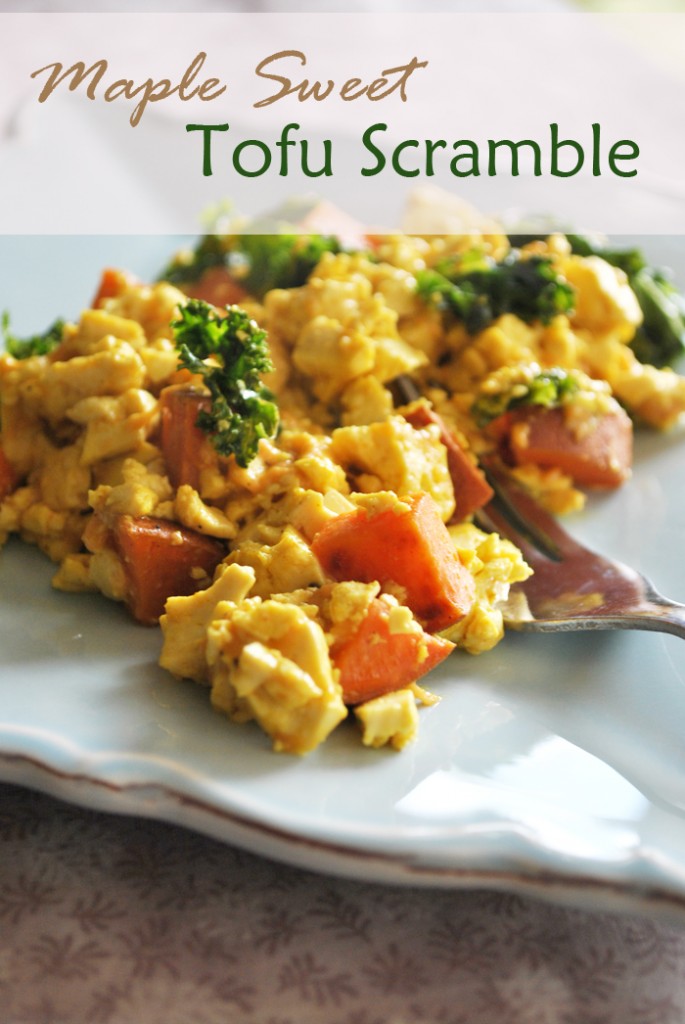 Maple Sweet Tofu Scramble | www.thatwasvegan.com