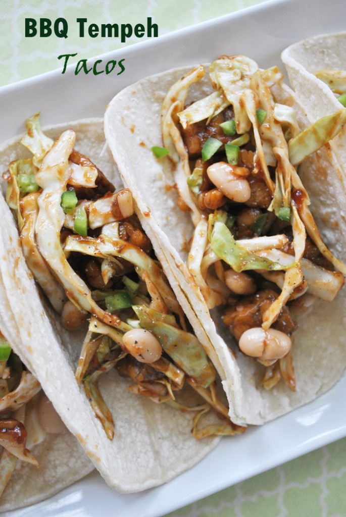 BBQ Tempeh Tacos | www.thatwasvegan.com