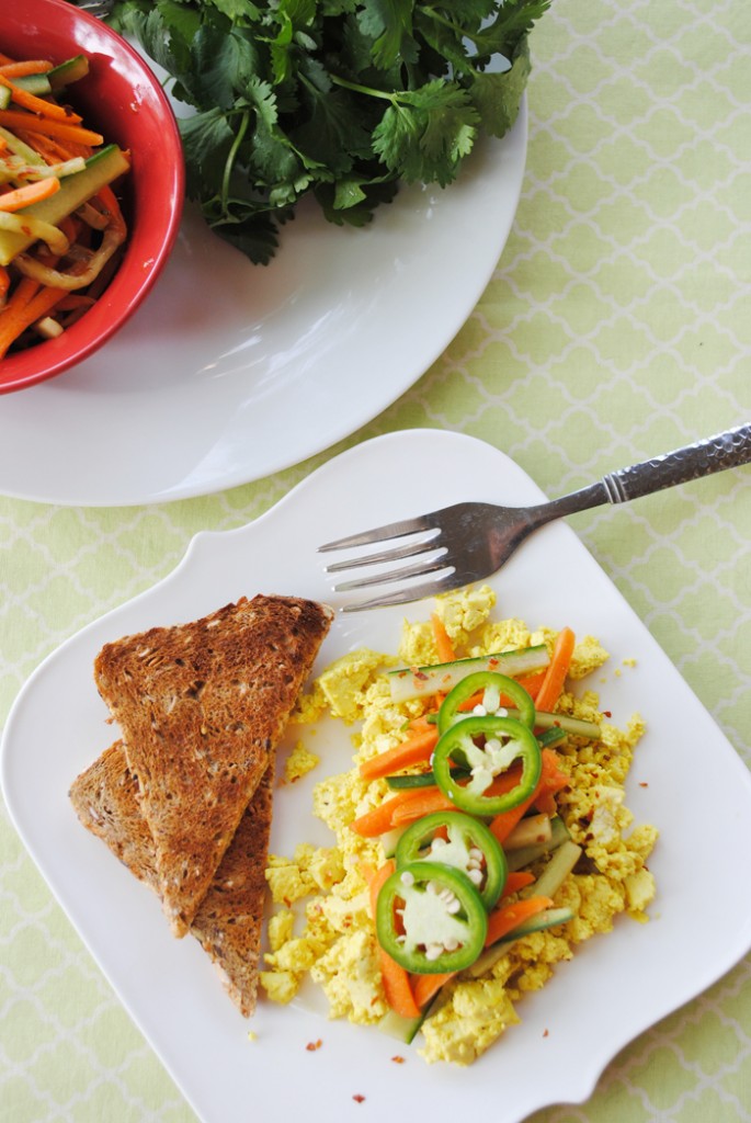 Bahn Mi Tofu Scramble | www.thatwasvegan.com