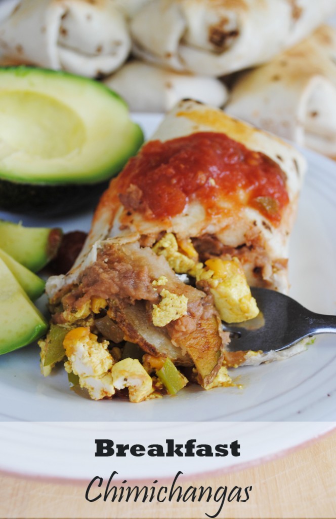 Breakfast Chimichangas | www.thatwasvegan.com