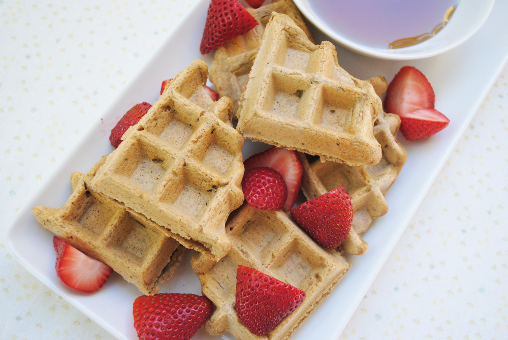 Sunwarrior Vanilla Bean Protein Waffles