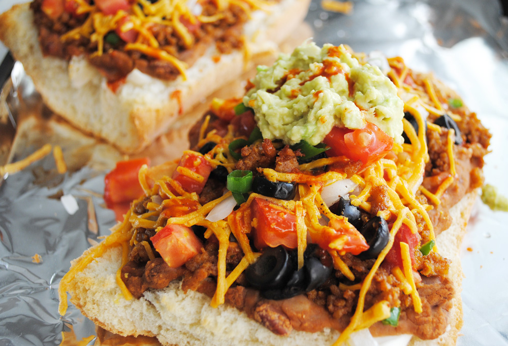 Vegan Nacho French Bread | www.thatwasvegan.com