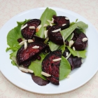 Grilled Beet Salad with Almonds and Dried Cranberries