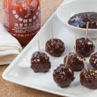 Spicy Grape Jelly Meatballs... Veganized!