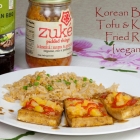 Easy Korean BBQ Tofu and Kimchi Fried Rice