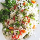 Citrus-Sweet Basmati Rice with Spring Vegetables