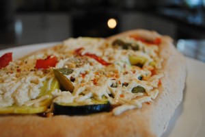 Vegan Grilled Veggie Pizza