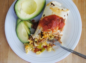 Breakfast Chimichangas | www.thatwasvegan.com