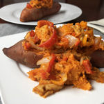 Fajita Baked Sweet Potatoes (Instant Pot)